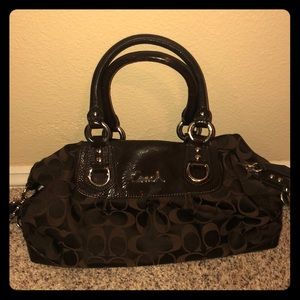 Dark Brown Coach Satchel
